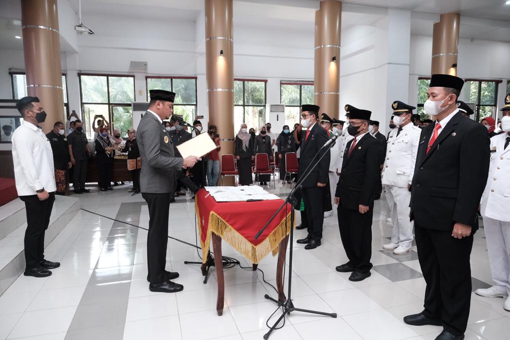 58 Pejabat Baru Pemkab Gowa Dilantik, Bupati Adnan Harap Ada Peningkatan Prestasi